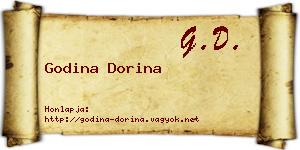 Godina Dorina névjegykártya